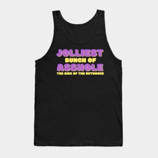 Jolliest-Bunch-Of-A-holes-christmas Tank Top